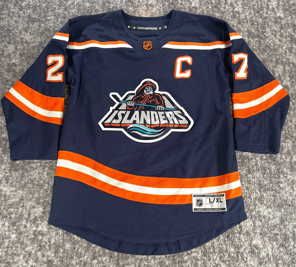 Adidas New York Islanders NHL Hockey Jersey Anders Lee Reverse Retro Youth L/XL